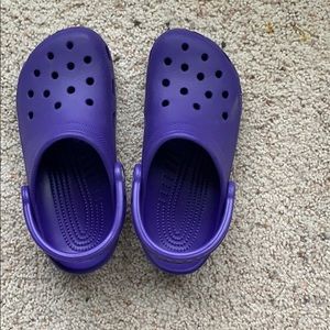 Purple crocs !